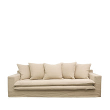 Load image into Gallery viewer, double nook sofa - oatmeal (three seater)