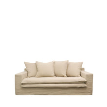 Load image into Gallery viewer, double nook sofa - oatmeal (two seater)