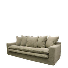 Load image into Gallery viewer, double nook sofa - olive (three seater)