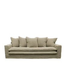 Load image into Gallery viewer, double nook sofa - olive (three seater)
