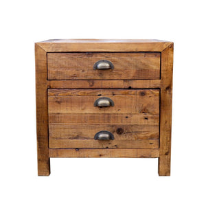 percy's printmaker side table (two drawer)