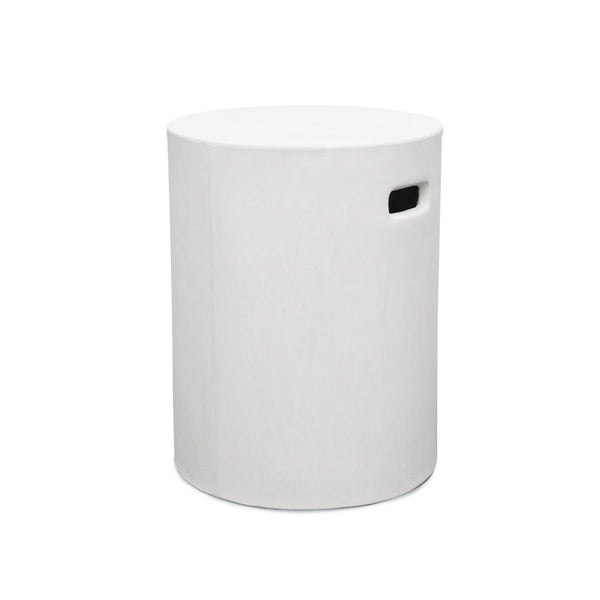 crete pipe stool - chalk