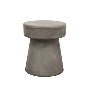 crete mushroom side table