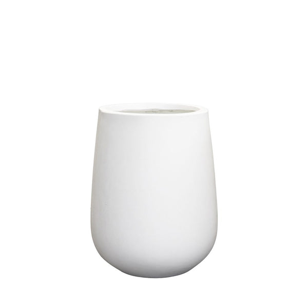 weathered ron planter - white (small)