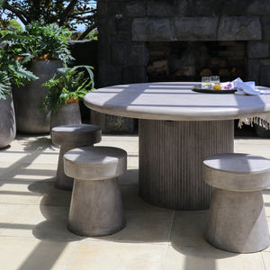 crete mushroom side table