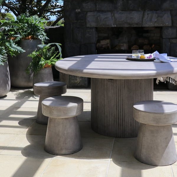 crete mushroom side table