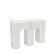 load image into Gallery viewer, marble double arch - white
