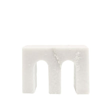 load image into Gallery viewer, marble double arch - white
