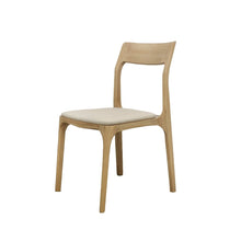 Load image into Gallery viewer, the cass stackable dining chair - natural linen
