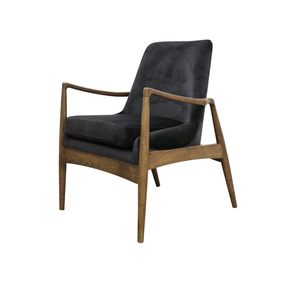 the griffin velvet armchair - pacific