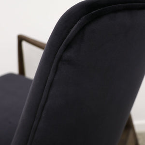 the griffin velvet armchair - pacific