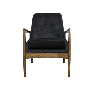 the griffin velvet armchair - pacific