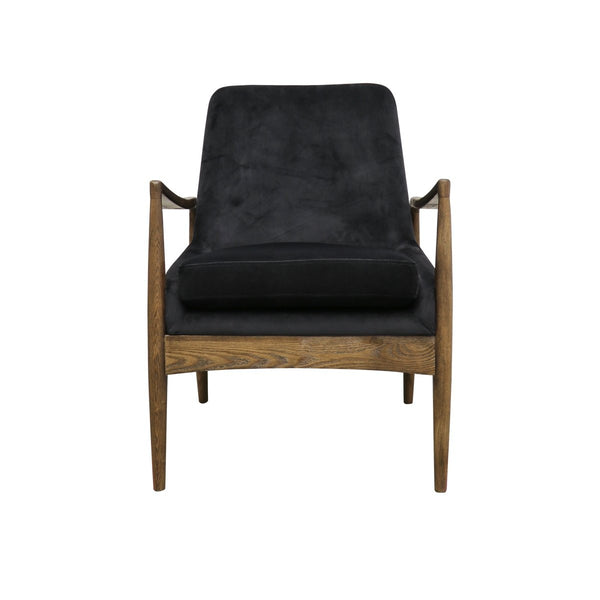 the griffin velvet armchair - pacific