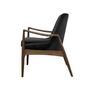 the griffin velvet armchair - pacific