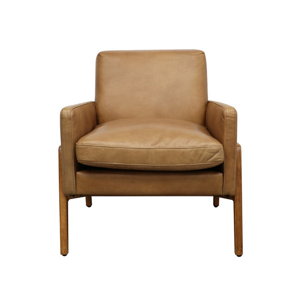 gary's armchair - caramel leather