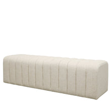 Load image into Gallery viewer, marley bench - alabaster
