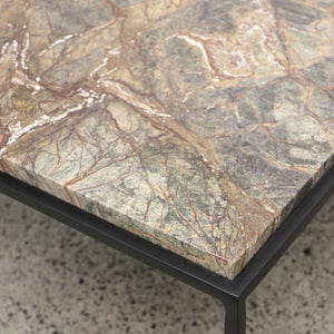 dion's marble coffee table - forest