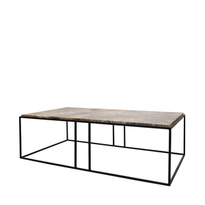 dion's marble coffee table - forest