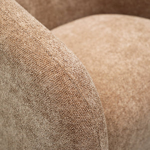 susie's swivel chair - rust