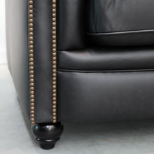 Load image into Gallery viewer, the regal sofa - onyx leather (four seater)
