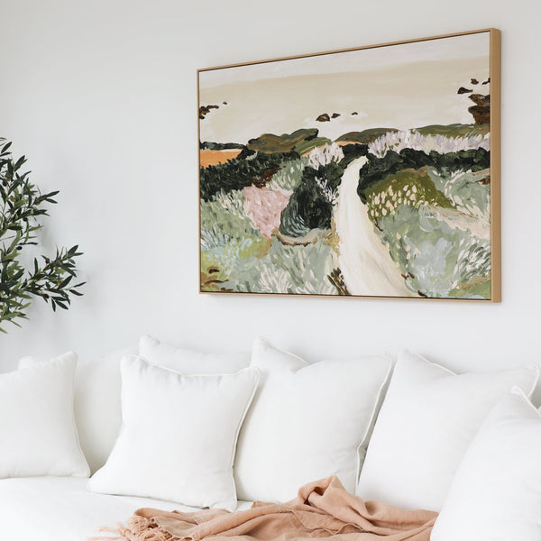 sally’s spring meadow photographic framed canvas - 820 x 1220