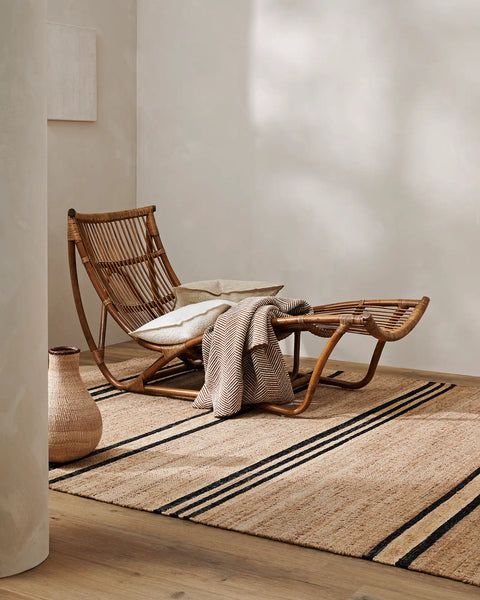 that umbra jute rug -  natural stripe 2000 x 3000
