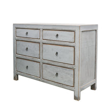 Load image into Gallery viewer, Otira dresser six drawer - vintage grey
