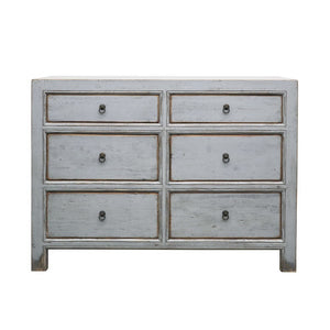 Otira dresser six drawer - vintage grey