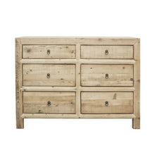 Load image into Gallery viewer, Otira dresser six drawer - natural
