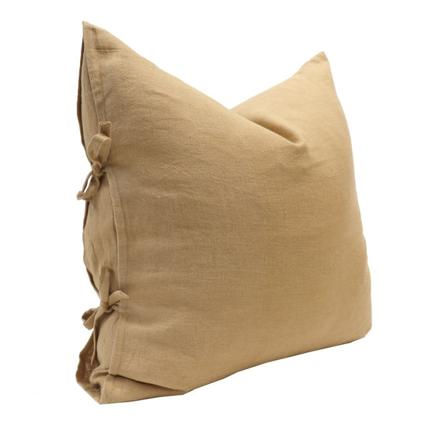 toula tie cushion - baked clay