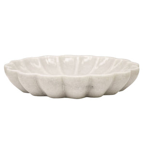 the flora marble dish - large
