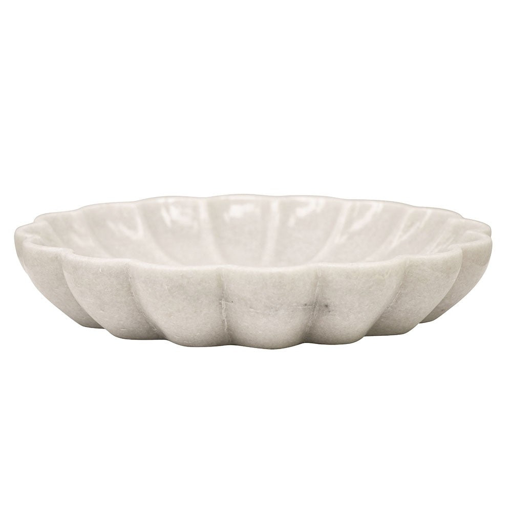 the flora marble dish - large