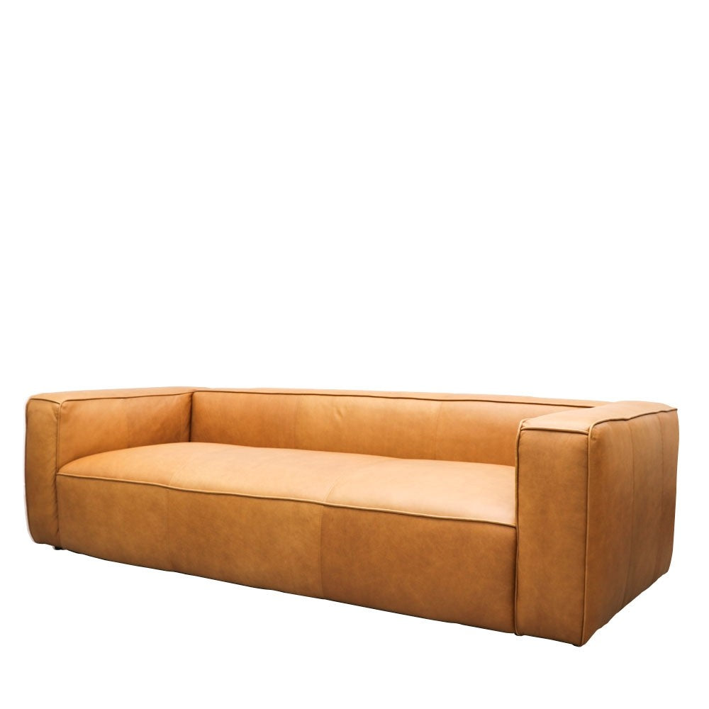 the NYC sofa [three seater] - caramel – Kintra NZ