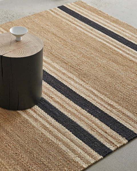 my syracuse jute rug - mirrored stripe 2000 x 3000