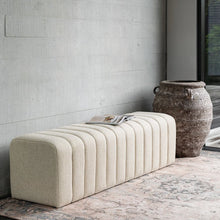 Load image into Gallery viewer, marley bench - alabaster
