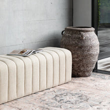 Load image into Gallery viewer, marley bench - alabaster
