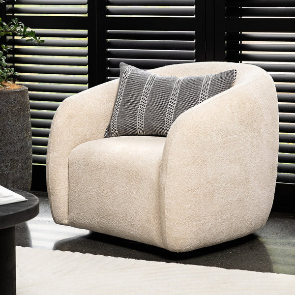 susie's swivel chair - natural