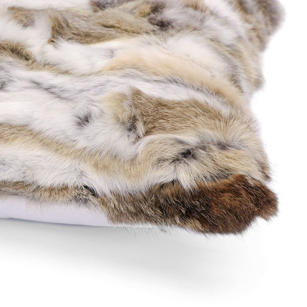 cambridge cushion - patched natural large