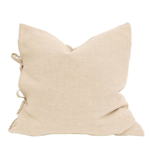 toula tie cushion - natural